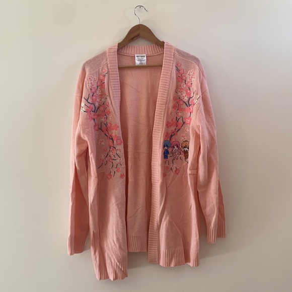 Hot Topic Fruits Basket Pink Cardigan 